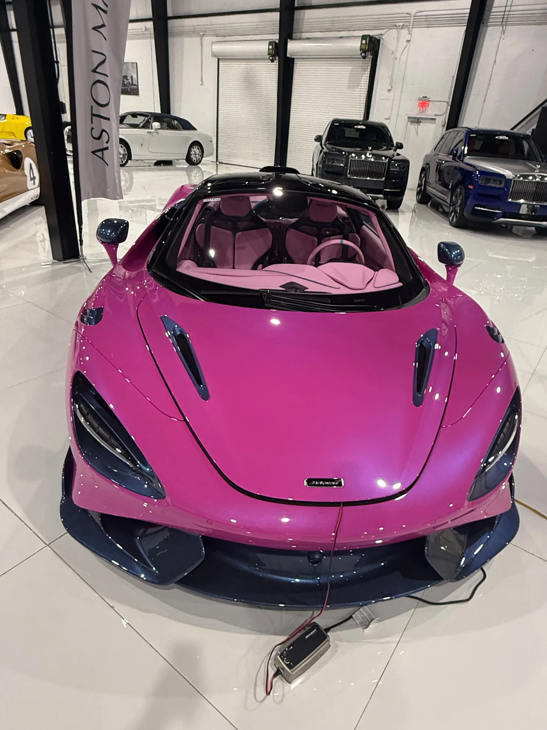 Pink McLaren — Front View