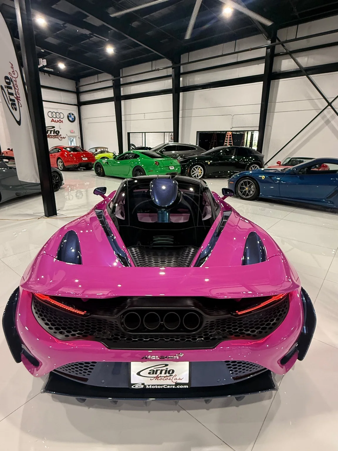 Pink McLaren — Rear View